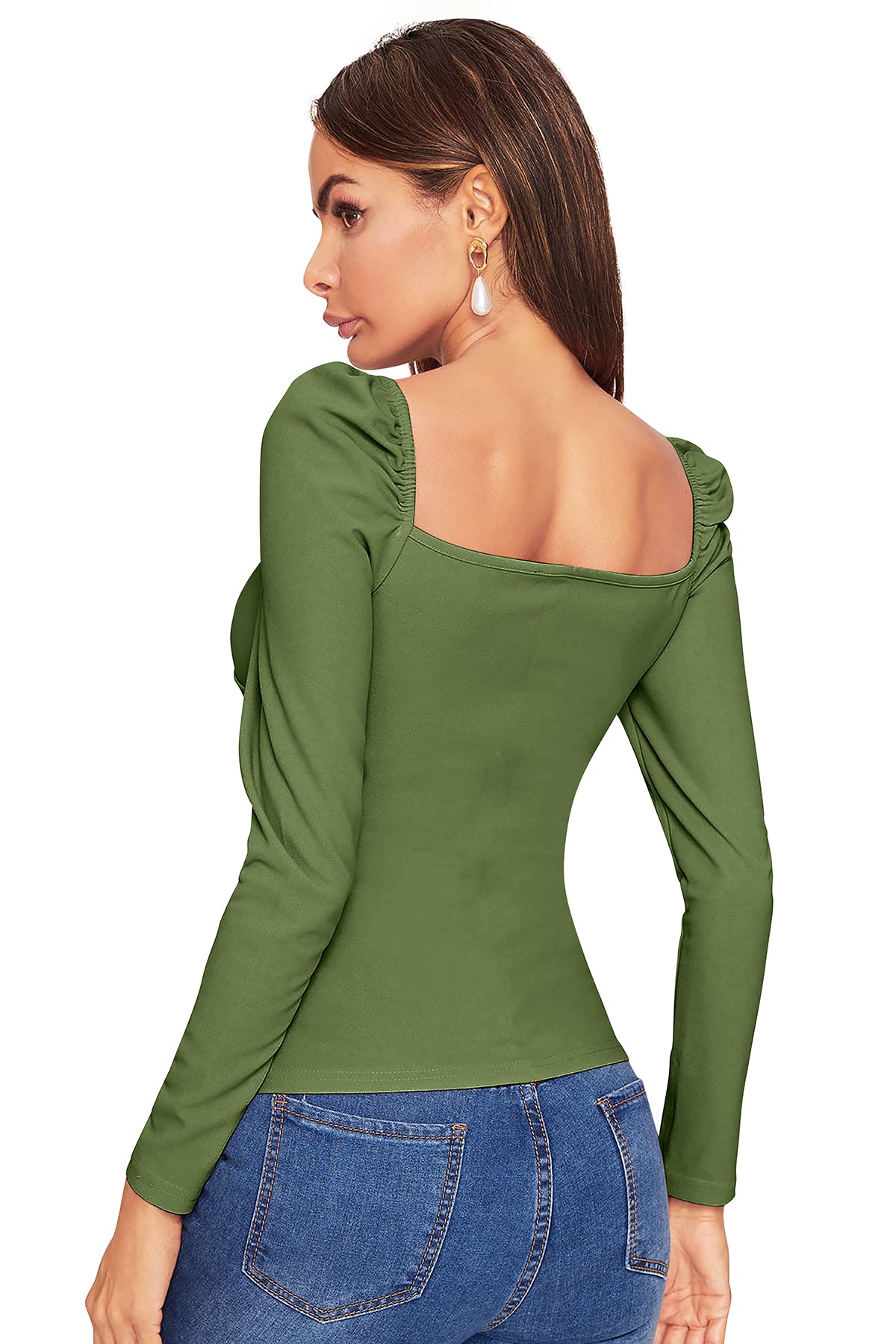 Women's V-Neck T-Shirt | Mehdi | Full Sleeves