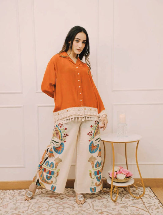 RUTBA CO-ORDESET ORANGE-M