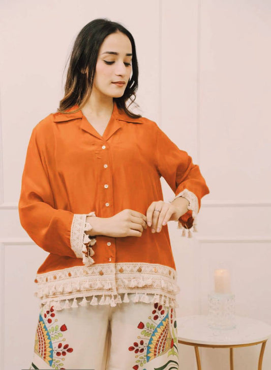 RUTBA CO-ORDESET ORANGE-M