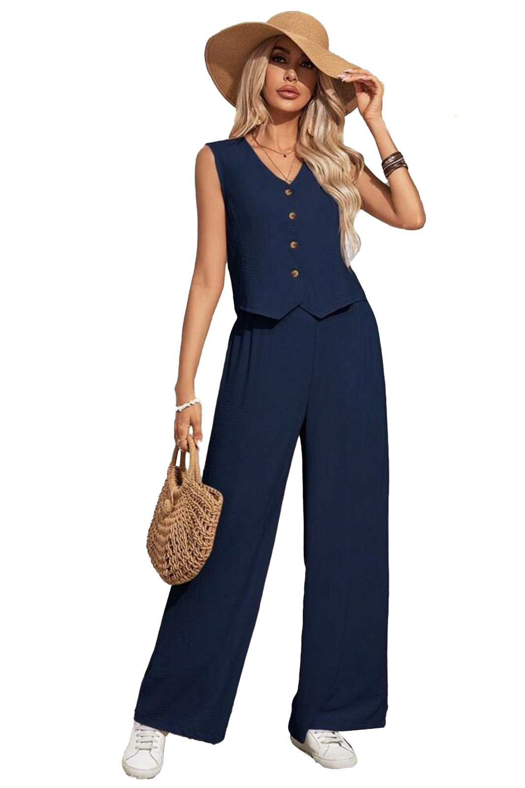 Western Wear Cord Set 8541 - Blue