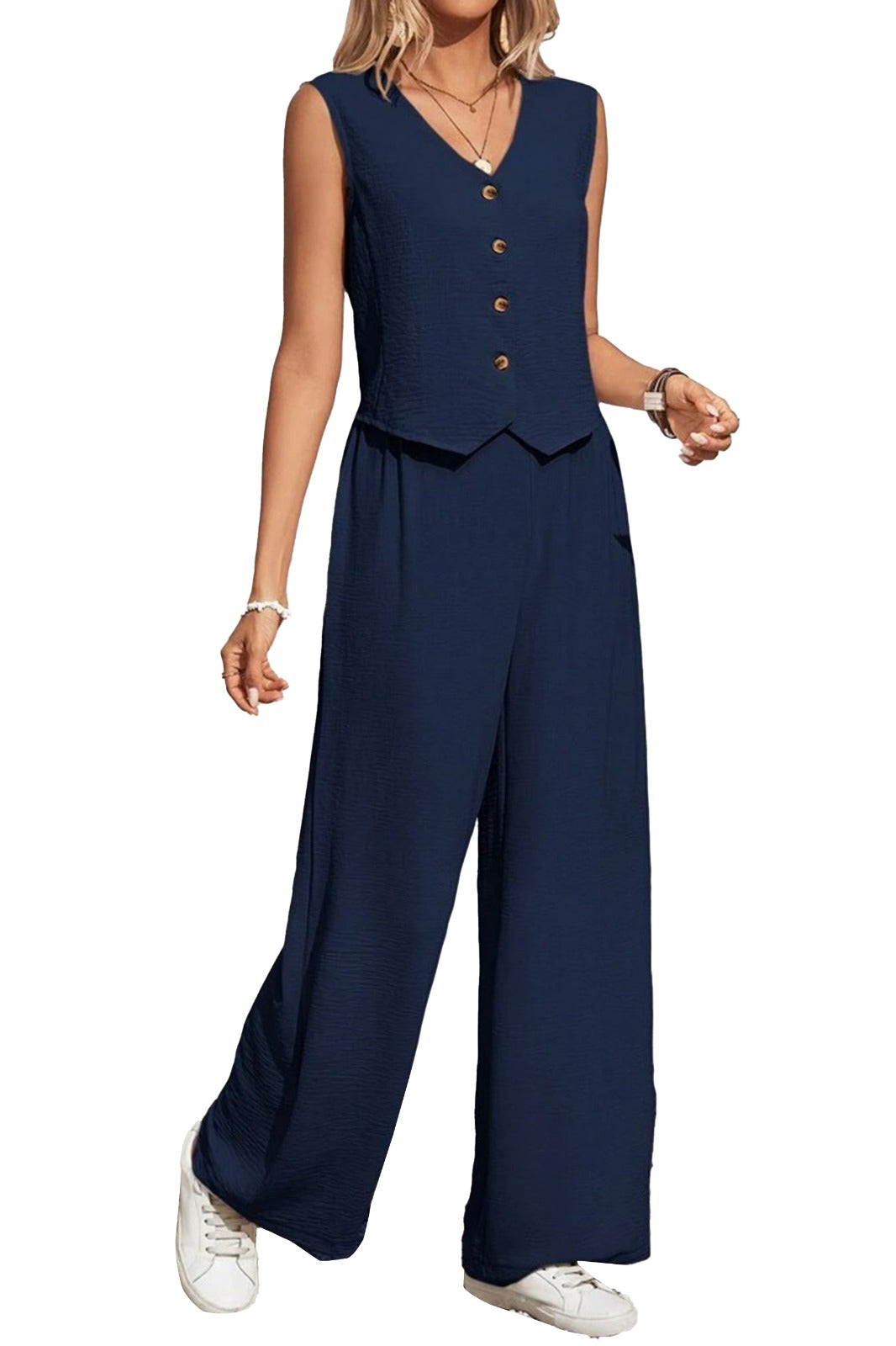Western Wear Cord Set 8541 - Blue