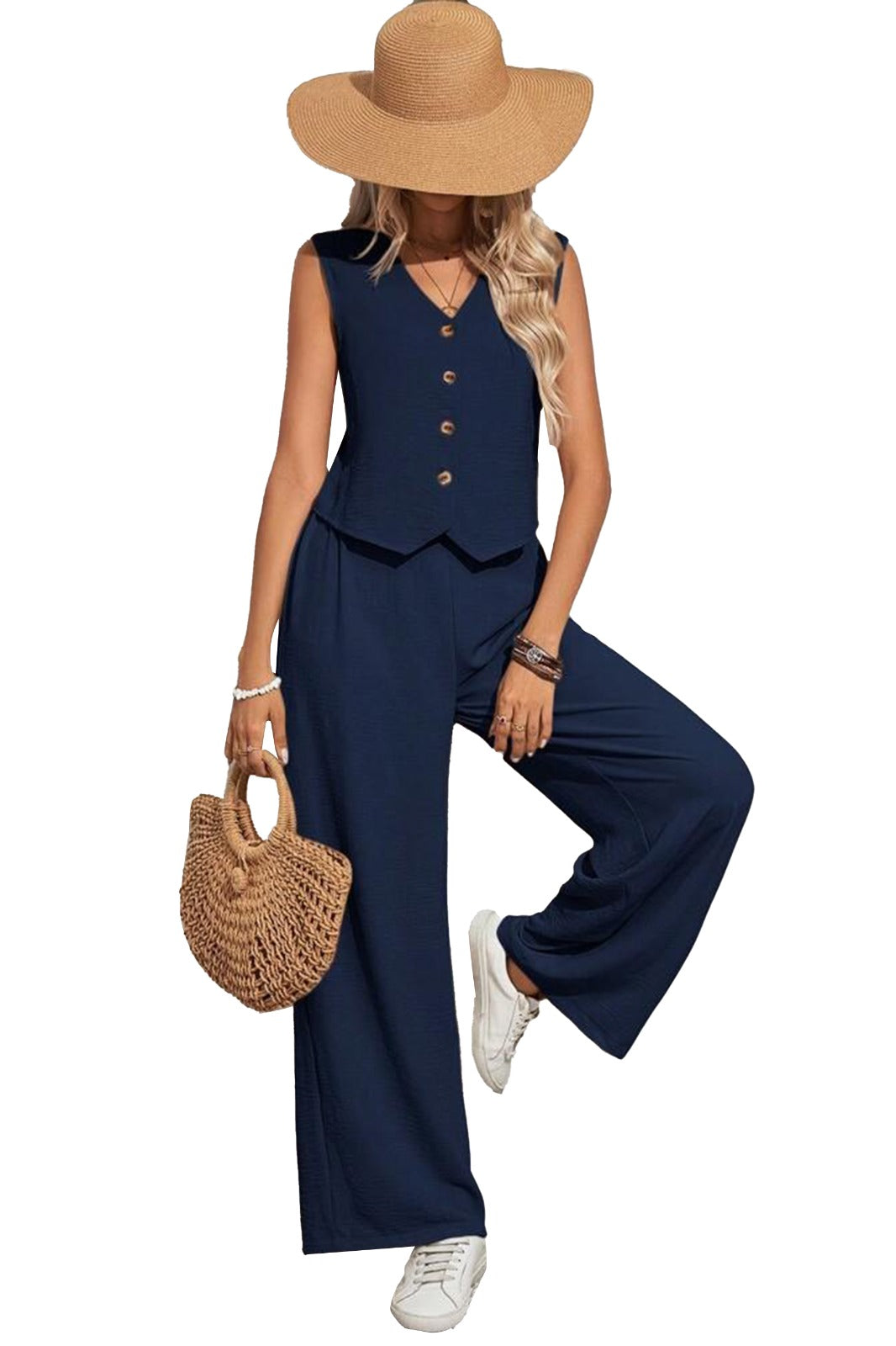 Western Wear Cord Set 8541 - Blue