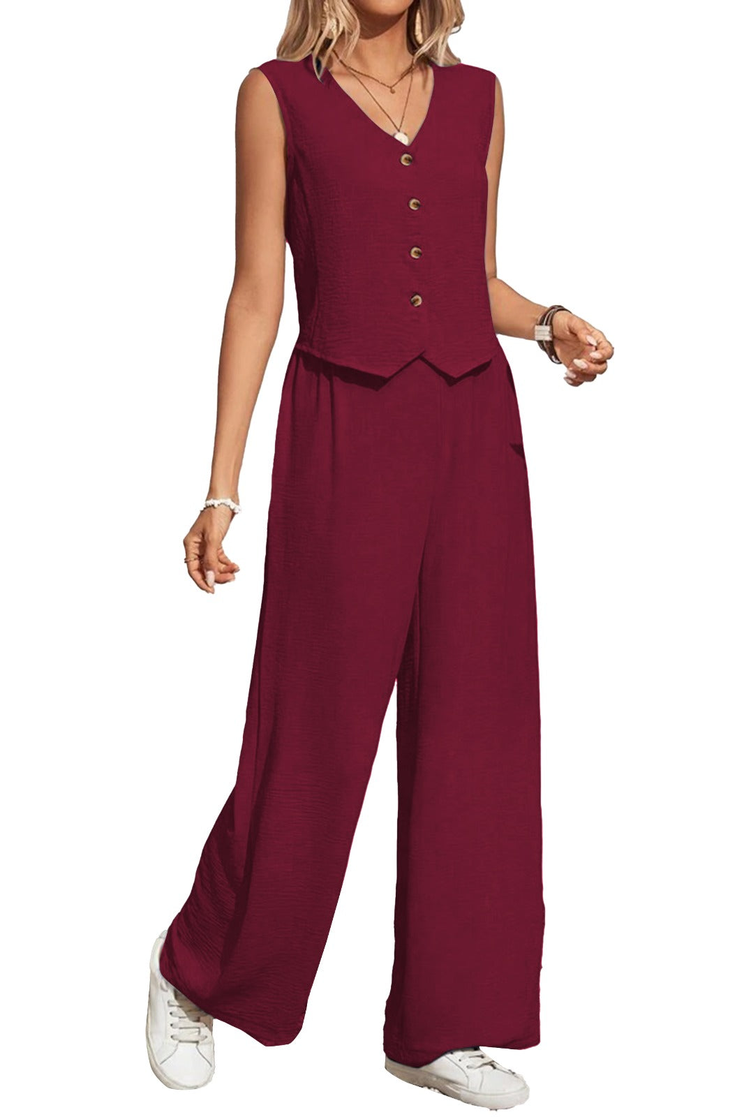Western Wear Cord Set 8541 - Maroon
