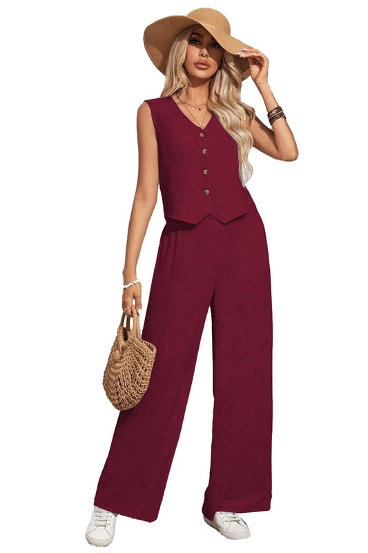 Western Wear Cord Set 8541 - Maroon