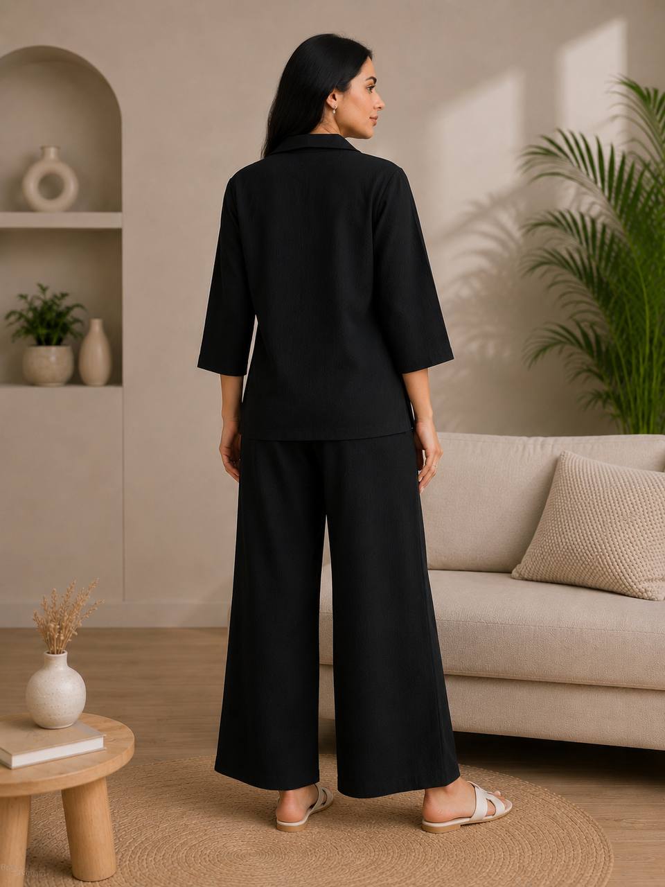 Kitkat Top-Plazoo Black Co-ord Set