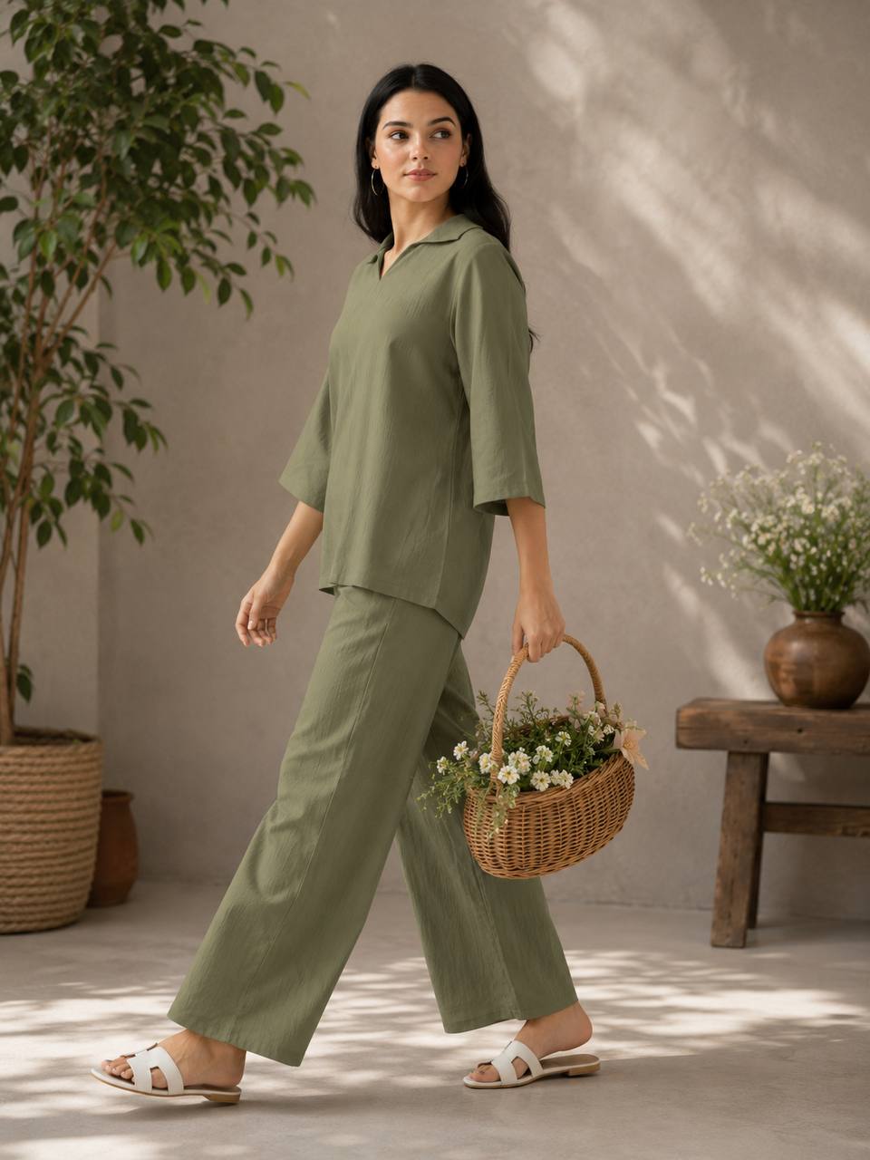 Kitkat Top-Plazoo Variyali Co-ord Set